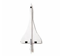 3Dudes & Dad Wall Mount Compatible with LEGO® Icons Concorde (10318)- Perfect-Fit Model Display Bracket - Secure, Robust & Space-Saving - Easy Installation with Supplied Fixings