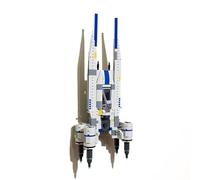 3Dudes & Dad Wall Mount Compatible with LEGO® Star Wars Rebel U-Wing Starfighter (75399) - Perfect-Fit Model Display Bracket - Secure, Robust & Space-Saving - Easy Installation with Supplied Fixings