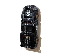 3Dudes & Dad Wall Mount Compatible with LEGO® Technic 1966 Ford GT40 MKII (42223)- Perfect-Fit Model Display Bracket - Secure, Robust & Space-Saving - Easy Installation with Supplied Fixings