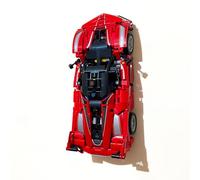 3Dudes & Dad Wall Mount Compatible with LEGO® Technic Ferrari FXX K Car (42212) - Perfect-Fit Model Display Bracket - Secure, Robust & Space-Saving - Easy Installation with Supplied Fixings