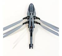 3Dudes & Dad Wall Mount Display Bracket compatible with LEGO® Icons Dune Atreides Royal Ornithopter - Custom Designed Storage Hook for Set 10327 - 3D Printed Plastic - Supplied With Mounting Hardware