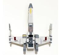 3Dudes & Dad Wall Mount Display Bracket compatible with LEGO® Star Wars Luke Skywalker's X Wing Fighter - Custom Storage Hook for Set 75301 - 3D Printed Plastic - Supplied With Mounting Hardware