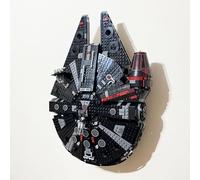 3Dudes & Dad Wall Mount Display Bracket Compatible with Lego® Star Wars The Dark Falcon - Custom Designed Storage Hook for Set 75389-3D Printed Plastic - Supplied with Mounting Hardware