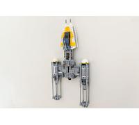 3Dudes & Dad Wall Mount Display Bracket Compatible with Lego® Star Wars Y-Wing Starfighter - Custom Designed Storage Hook for Set 75172 - 3D Printed Plastic - Supplied with Mounting Hardware