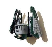 3Dudes & Dad Wall Mount Display Bracket Compatible with Lego® Star Wars Yoda's Jedi Starfighter - Custom Designed Storage Hook for Set 75360 - 3D Printed Plastic - Supplied with Mounting Hardware