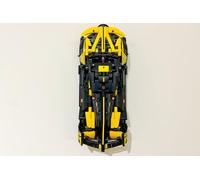 3Dudes & Dad Wall Mount Display Bracket compatible with LEGO® Technic Bugatti Bolide - Custom Designed Storage Hook for Set 42151-3D Printed Plastic - Supplied With Mounting Hardware