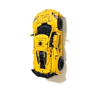 3Dudes & Dad Wall Mount Display Bracket Compatible with Lego® Technic Corvette Stingray - Custom Designed Storage Hook for Set 42205-3D Printed Plastic - Supplied with Mounting Hardware