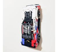 3Dudes & Dad Wall Mount Display Bracket compatible with LEGO® Technic NASCAR Next Gen Camaro ZL1 - Custom Storage Hook for Set 42153 - 3D Printed Plastic - Supplied With Mounting Hardware