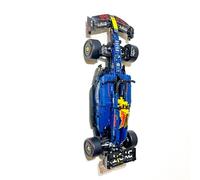 3Dudes & Dad Wall Mount Display Bracket compatible with LEGO® Technic Oracle Red Bull Racing RB20 F1 Car - Custom Designed Plastic Storage Hook for Set 42206 - Supplied With Mounting Hardware