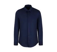 3Dzc2315Dl Shirt - male - Armani Exchange - Casual Shirts - Blue - M - Shirts M
