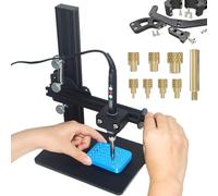 3DZWMAN Vertical Heat Pressing Machine,Heat Set Insert Tool,Brass Inserts 3D Printing,Heat Set Insert tip for Thread Knurled Nut M2/M3/M4/M5/M6(1/4)/M8