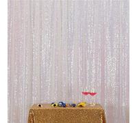 3E Home Iridescence Sequin Backdrop,152x213cm(5Ftx7Ft) Glitter Photo Booth Background for Birthday Wedding Baby Shower Party Decoration