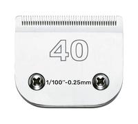3F 4F 5F 7F 10# 30# 40# 50# Professional Pet Clipper Blade A5 Blade Fit Most Andis Oster Clippers Pet Clippers Steel Blade (no. 40)