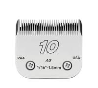 3F 4F 5F 7F 10# 30# 40# 50# Professional Pet Clipper Blade A5 Blade Fit Most Andis Oster Clippers Pet Clippers Ceramic Blade (no. 10)