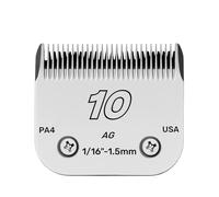 3F, 4F, 5F, 7F 9#, 10#, 30#, 40#, 50# Pet Dog Clipper Blade Fit，Compatible for Oster, A5,Compatible for Wahl, KM Clippers Animals Clippers(Size 10-1.5mm)