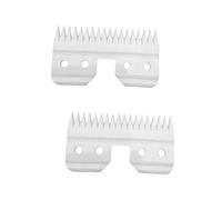 3F 4F 5F 7F 9# 10# 30# 40# 50# Professional Pet Clipper Blade A5 Blade Fit Most,Compatible for Andis, and,Compatible for Oster, Pet Clippers(2pcs Ceramic Blade)
