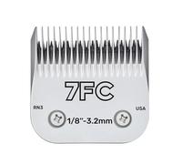 3F 4F 5F 7F 9# 10# 30# 40# 50# Professional Pet Dog Clipper Blade Fit,Compatible For Andis,(7FC-3.2mm)