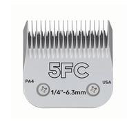 3F 4F 5F 7F 9# Professional Pet Clipper Blade A5 Blade ，Compatible For Andis ，Compatible For Oster Clippers Pet Clippers Ceramic Blade(5FC-6.3mm)