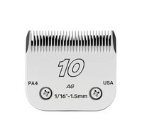 3F 4F 5F 7F 9# Professional Pet Clipper Blade A5 Blade ，Compatible For Andis ，Compatible For Oster Clippers Pet Clippers Ceramic Blade(10-1.5mm)