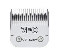 3F 4F 5F 7F 9# Professional Pet Clipper Blade A5 Blade ，Compatible For Andis ，Compatible For Oster Clippers Pet Clippers Ceramic Blade(7FC-3.2mm)
