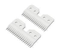3F 4F 5F 7F Professional Pet Clipper Blade Replacement A5 Blade Fit Most Andis AG AG2 AGCC AGC2 MBG Series Animal Clippers(2pcs Ceramic Blade)