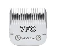 3F 4F 5F 7F Professional Pet Clipper Blade Replacement A5 Blade Fit Most ，Compatible For Andis， AG AG2 AGCC AGC2 MBG Series Animal Clippers Hair Clipper Parts(7FC-9.5mm)