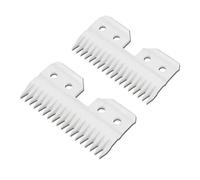 3F 4F 5F 7F Professional Pet Clipper Blade Replacement A5 Blade Fit Most ，Compatible For Andis， AG AG2 AGCC AGC2 MBG Series Animal Clippers Hair Clipper Parts(2pcs Ceramic Blade)