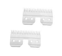 3F 4F 5F 7F ProfessionalClipper Blade ，Compatible for Andis,Compatible for Oster A5,Compatible for wahl，Compatible for km ，Clippers Animals Clippers(2 Pack Ceramic)
