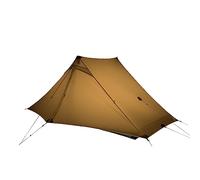 3F UL Gear Backpacking Tent - Lanshan 2, Ultralight, Waterproof, Lightweight, Triangle Cabin Design 4 Seasons - Ideal for Camping, Hiking, and Survival (2P Khaki 4 Season)