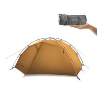 3F UL GEAR Taiji 2 Camping Tent Ultralight Waterproof Professional Backpacking Tent, 2 Person Tent for Camping/Fishing/Hiking/Climbing(3/4 Season) (4 Season, Khaki)
