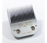 3FC Detachable Professional Dog Clipper Blades, 3 3/4FC Cutting Length 13mm 1/2” Dog Grooming Clippers Blade Compatible with Andis Oster Wahl Conair A5 Model Series, Sharp, Hardness