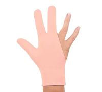 3Finger Glove to help stop Skin Picking, Skin Biting, Thumb and Finger sucking or as a protective cover for sore fingers (Medium (7-9yrs), Rose)