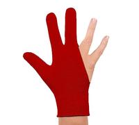3Finger Glove to help stop Skin Picking, Skin Biting, Thumb and Finger sucking or as a protective cover for sore fingers (X-Large (Larger Hands), Red)