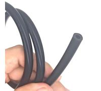 3FT 0.16" OD 0.08" ID Conductive Rubber Tube Hose Silicone Tubing 4x2mm Industrial Rubber Tubing No Static Electricity 1 Meter
