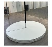 3ft/4ft/5ft/6ft Wide Pole Crash Mat 4" Thick, Pole Dance Mat, Fitness Gymnastic Yoga Safety Protection Pad, Foldable Shock Absorption Round Pole Dance Crash Mat