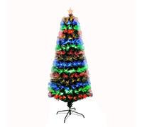 SHATCHI SHATCHI-1201 3ft Fibre Optic Christmas Tree Remote Control Various Effects Xmas Decorations, Green