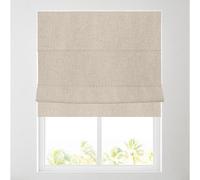(3ft (91.5cm), Standard Headrail) Soft Textured Ara Natural Roman Blind - Choice of Deluxe or Standard Headrail