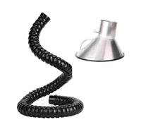 3ft Flexible Smoke Extractor Hose 360° Adjuble Air Extractor for Laser Engg Soldering Fumes & Welding 100mm DiameterPerfect for Laboratories and Worhops