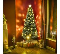 3ft Green Fibre Optic Tree with Warm White LED's and Fibres