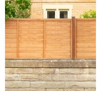 3ft High (0.91m) Forest Garden Straight Edge Lap Panel