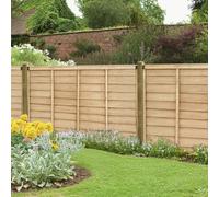3ft High 0.9m Forest Signature Lap Fence Panel - Pressure Treated