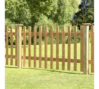 Forest 6' x 3' Wooden Pale Picket Fence Panel (1.8m x 0.9m)