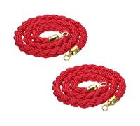 3ft Red Crowd Control Rope with k Queue Divider for Line ment Red Railing Safety Cord 3ft People Guidance System