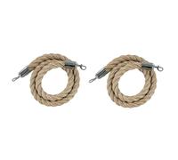 3ft Retractable Queue Barrier Rope - 2pcs Stanchion Cord for Crowd Control, Ideal for Hotels & Events, Perfect for Large Openings, Safe Solution for Managing Lines