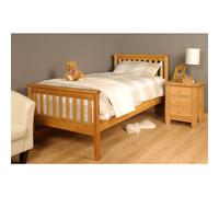 (3ft Single, Caramel) Comfy Living 'Talsi' Wooden Bed Frame