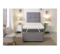 (3ft Single Mattress - 90cm x 190cm) Westwood Fabric Mattress Topper - 1" Deep, Plush Comfort, Breathable Design