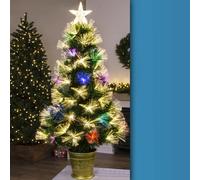 (3ft) The Vesuvius Fir Fibre Optic Christmas Tree (3ft to 8ft)