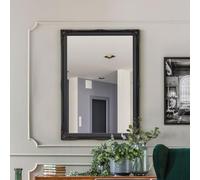 3Ft X 2Ft2 91cm X 66cm Large Black Ornate Shabby Chic Big Wall Mirror Bargain