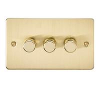3G 2-way 10-200W (5-150W LED) Intelligent dimmer - Brushed Brass