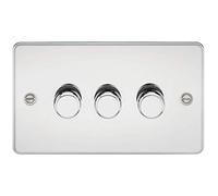 3G 2-way 10-200W (5-150W LED) Intelligent dimmer - Polished Chrome